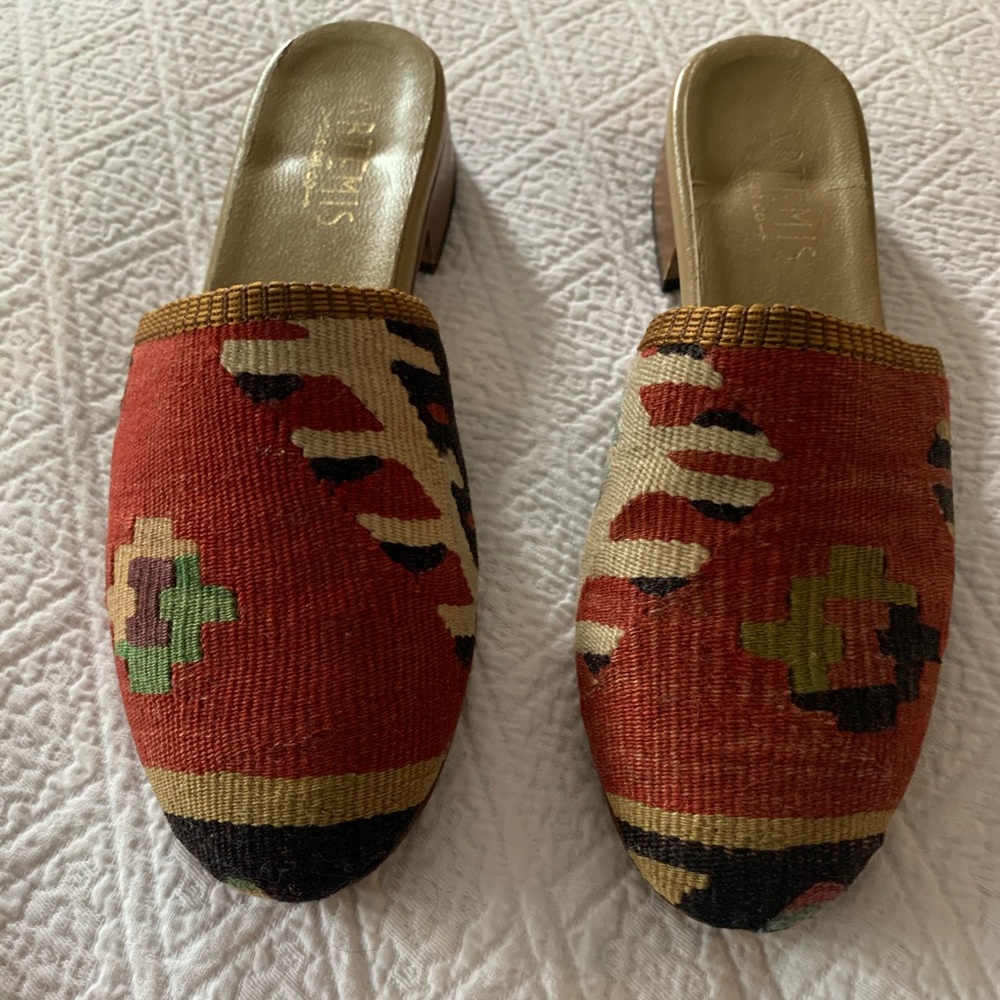 Artemis Design Turkish Rug Needlepoint Mule 38/8